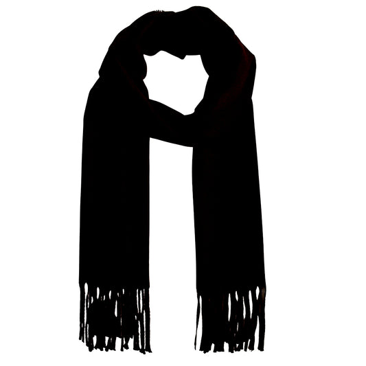 Colour soft touch winter tassel scarf