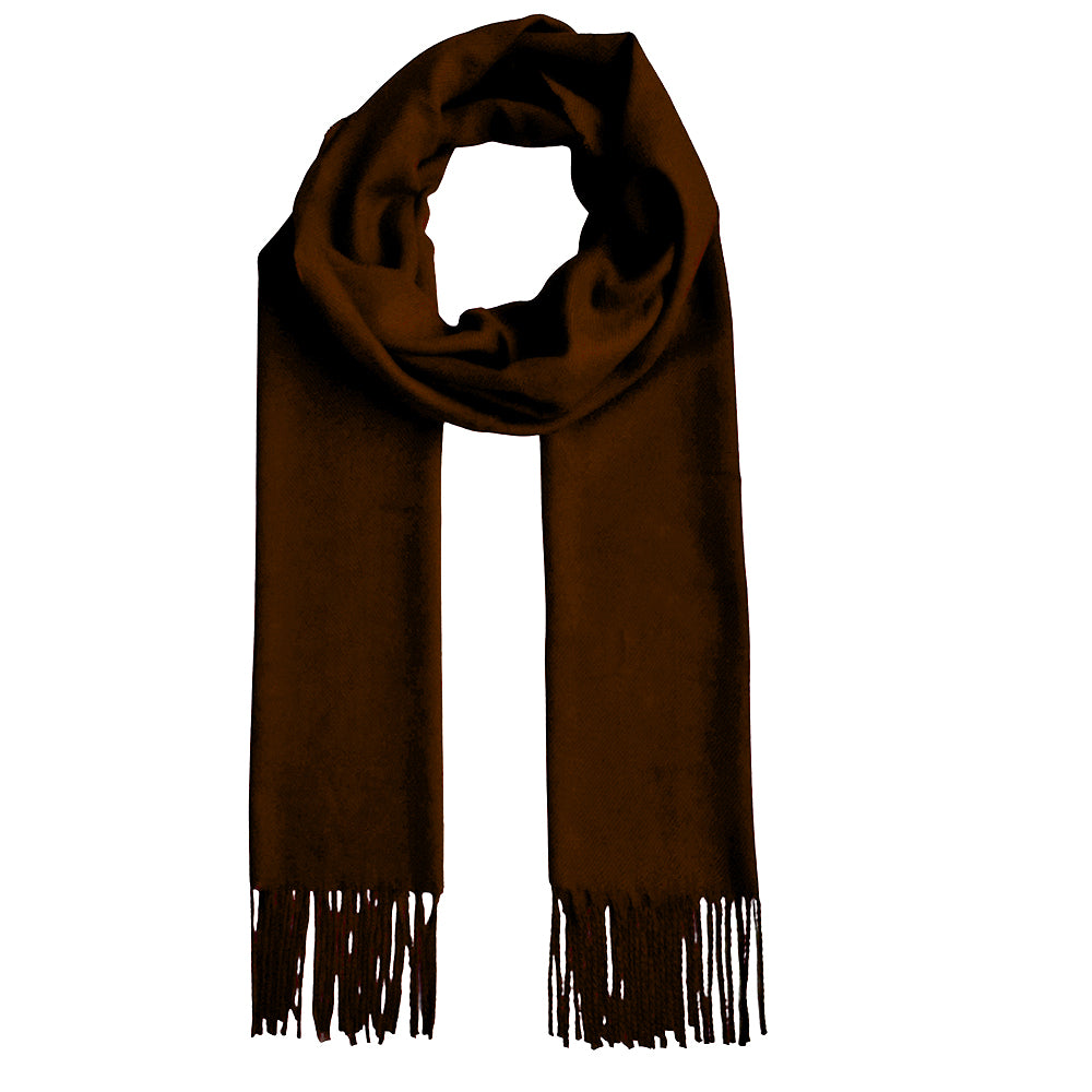 YS3232-BLK - Colour soft touch winter scarf - Black