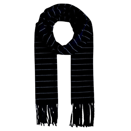 Linear fashion scarf