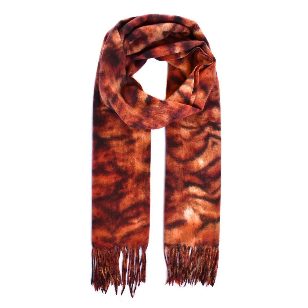 Luxuriously soft animal print scarf 180cm x 69cm- YS4536