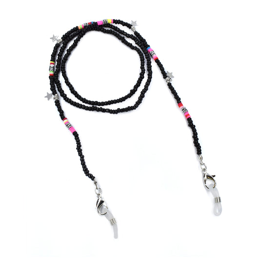 2 Pack beaded and charm sunglasses chain