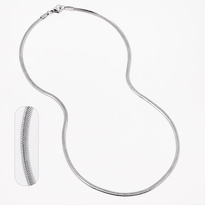 SSYN7792 - Steel 3 pack 45cm x 3mm herringbone chain