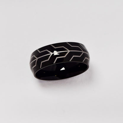 Stainless steel circuit pattern ring - AB11837I