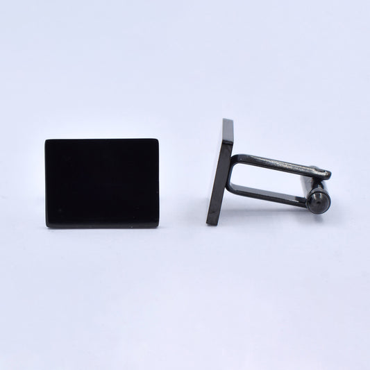 SSYC631 - Steel 14mm x 18mm cufflinks
