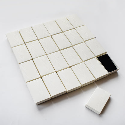 24 Pack 5cm x 8cm jewellery gift box for necklace, earring and ring set - BOX15