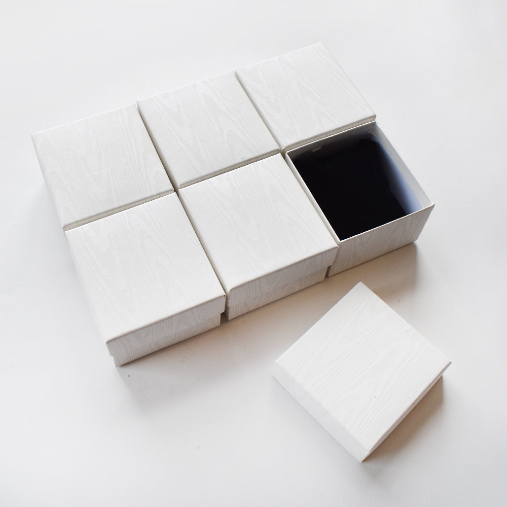 6 Pack 8cm X 9cm jewellery gift box for bangle, bracelet or watch - BOX16