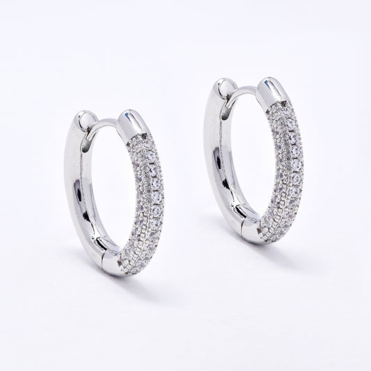 CZYE6147 - Premium 20mm x 3mm CZ hoops