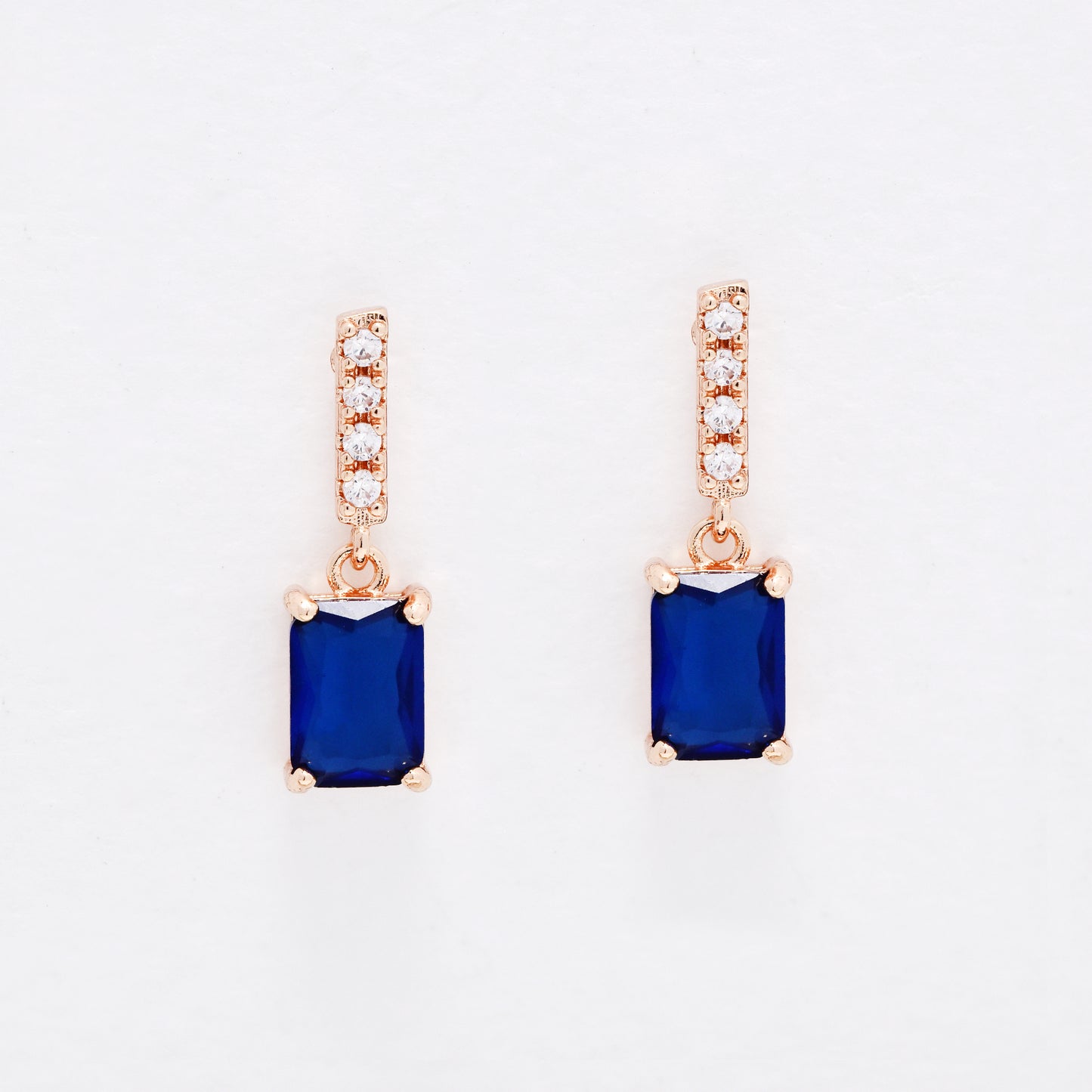 CZYE6218 - Premium 18mm CZ drop earrings