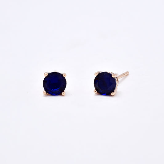 CZYE6222 - Premium 6mm 4 claw CZ stud