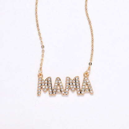 CZYN6173 - CZ Mama necklace