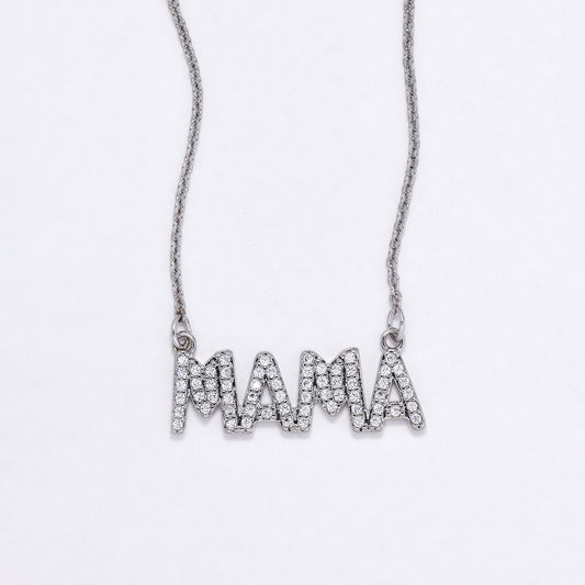 CZYN6173 - CZ Mama necklace