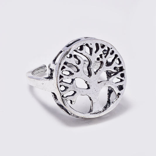 Brass tree of life free size ring