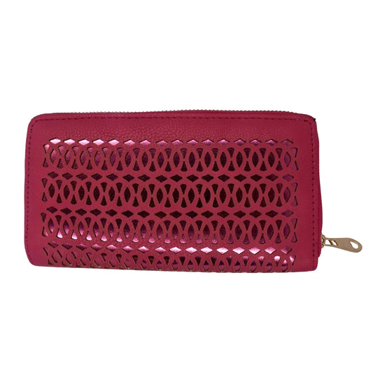 Pink lattice cutout purse - LW5900