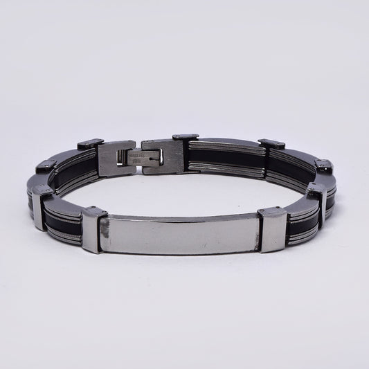 Stainless steel two tone bracelet - NCSSB046