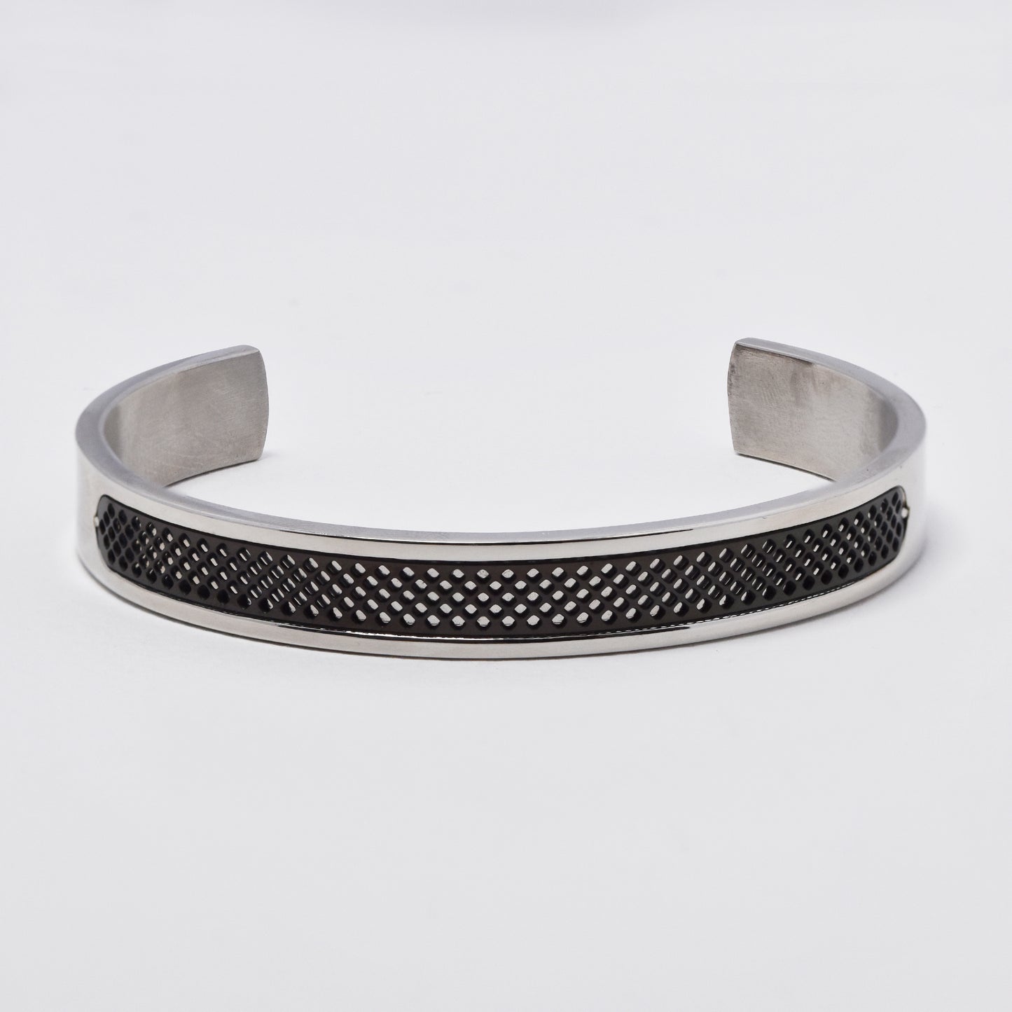 NCSSB071 - Steel 10mm black mesh cuff