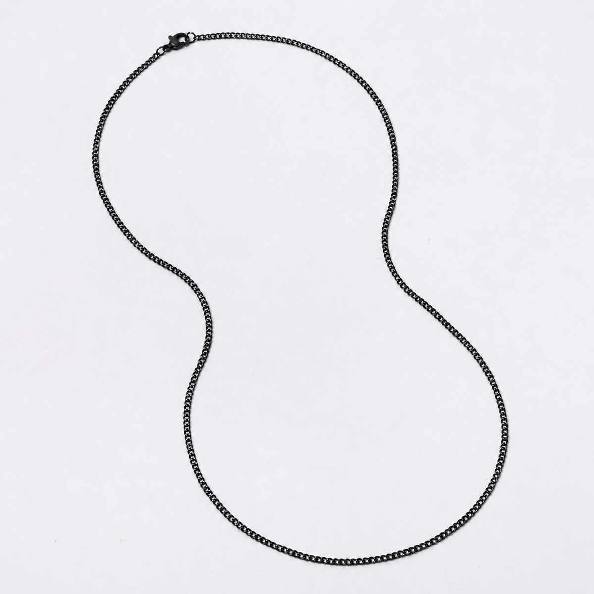 3 Pack stainless steel curb 2mm x 55cm chain - NCSSN010