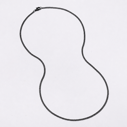 3 Pack stainless steel curb 2mm x 55cm chain - NCSSN010