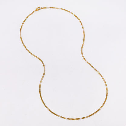 3 Pack stainless steel curb 2mm x 55cm chain - NCSSN010