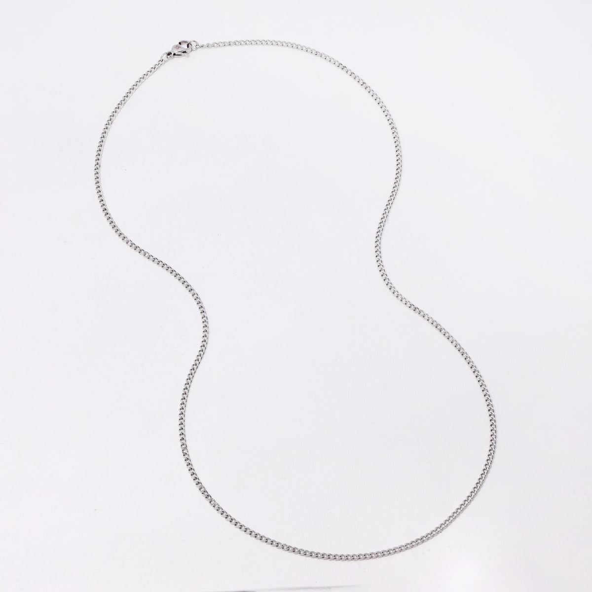 3 Pack stainless steel curb 2mm x 55cm chain - NCSSN010