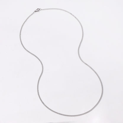 3 Pack stainless steel curb 2mm x 55cm chain - NCSSN010