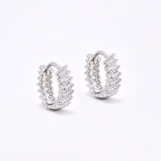 PYE6587 - Premium 13mm X 4.5mm textured hoops
