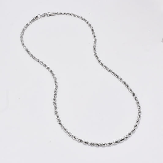 ROPE-S-4X60 - Steel 4mm x 60cm rope chain