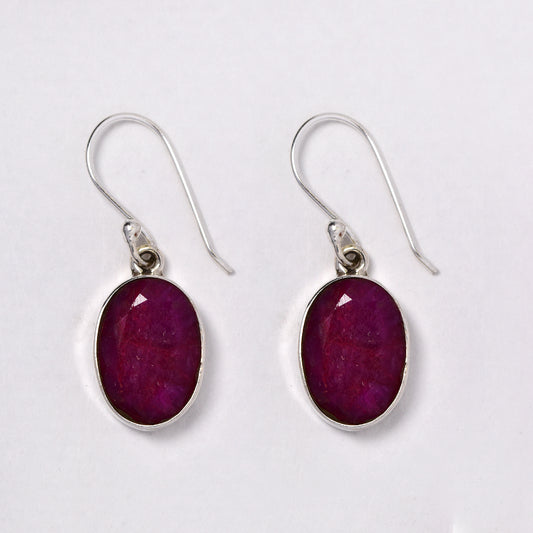 925 Silver gemstone 5g drops earring  - S925GEM-5-D