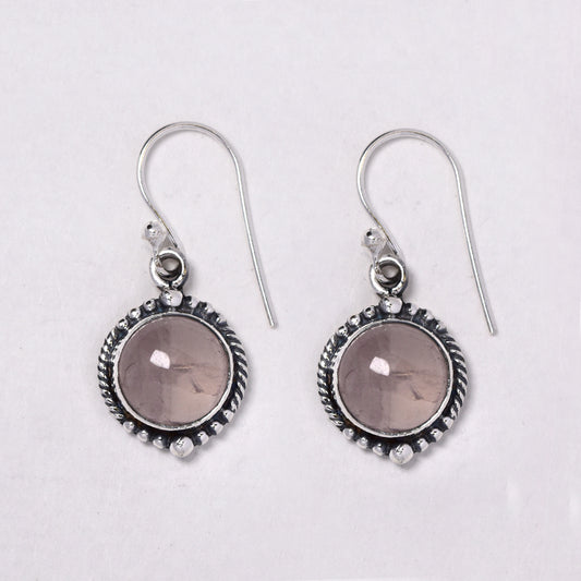 925 Silver gemstone 6g drop earring - S925GEM-7-I