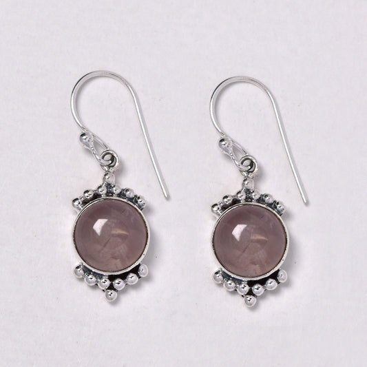 925 Silver gemstone 6g drop earring - S925GEM-7-K