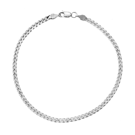 925 Silver curb bracelet