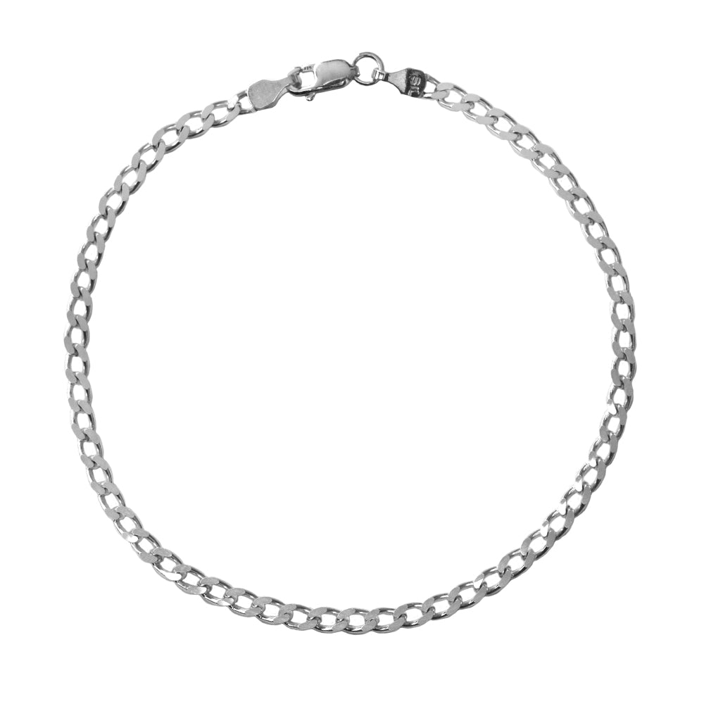 925 Silver open curb bracelet - SB1004