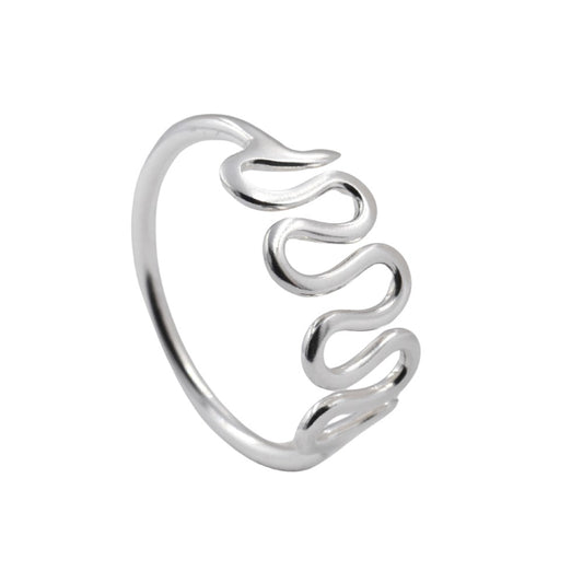 SBR030 - 925 Silver curvey ring
