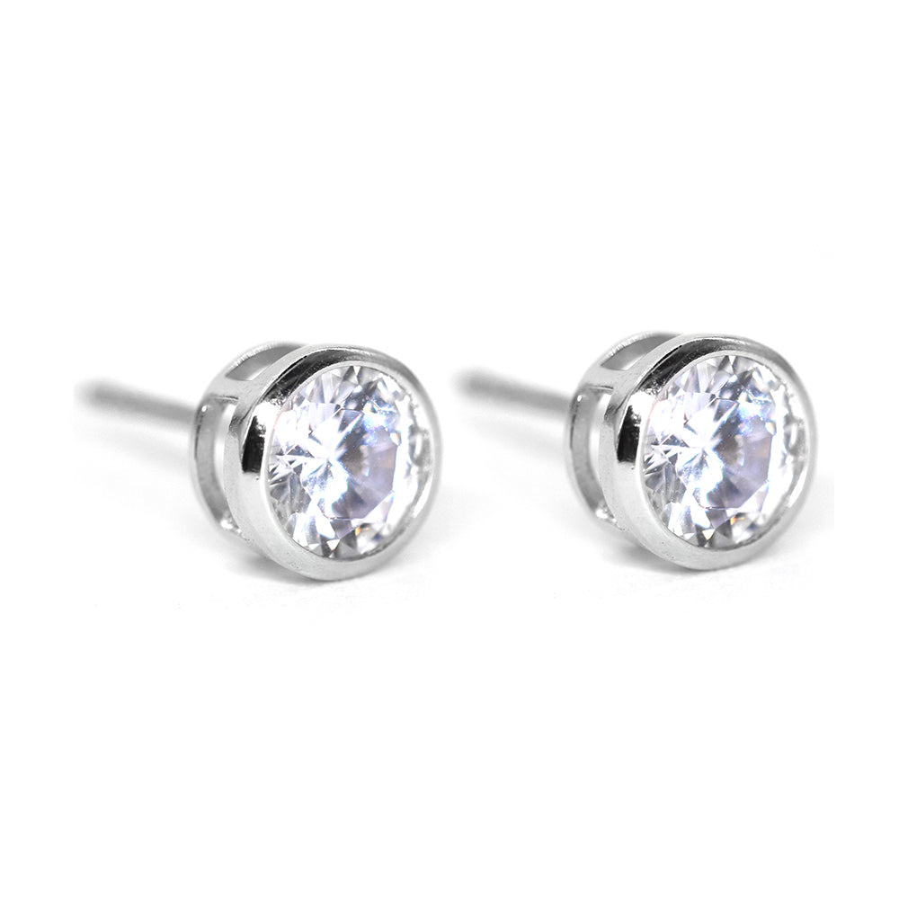 SGE6142 - 925 Silver 7mm Tube Stud