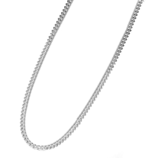 925 Silver 55cm X 3mm curb chain - SN1003