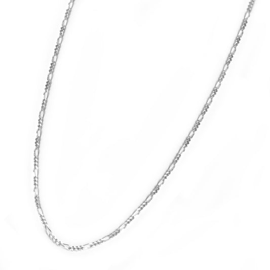 925 Silver  55cm figaro chain