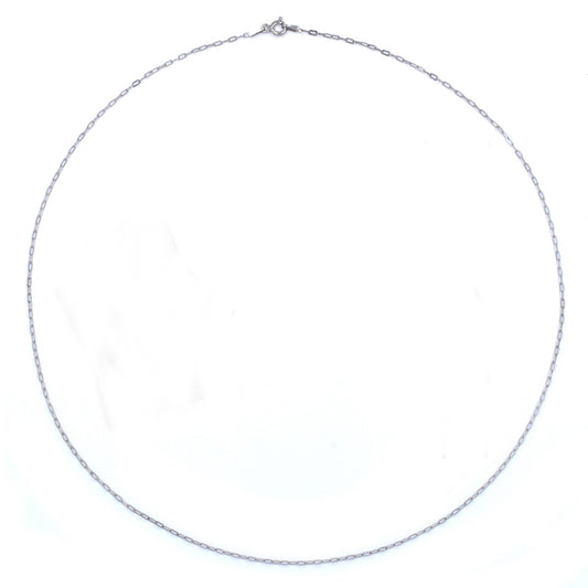 925 Silver Paper Clip chain Length: 50cm Width: 1.5mm