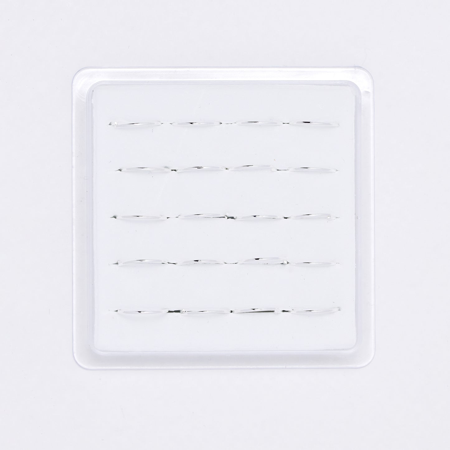 SNS1040 - 925 Silver 20 piece 10mm x 0.5mm plain nose ring