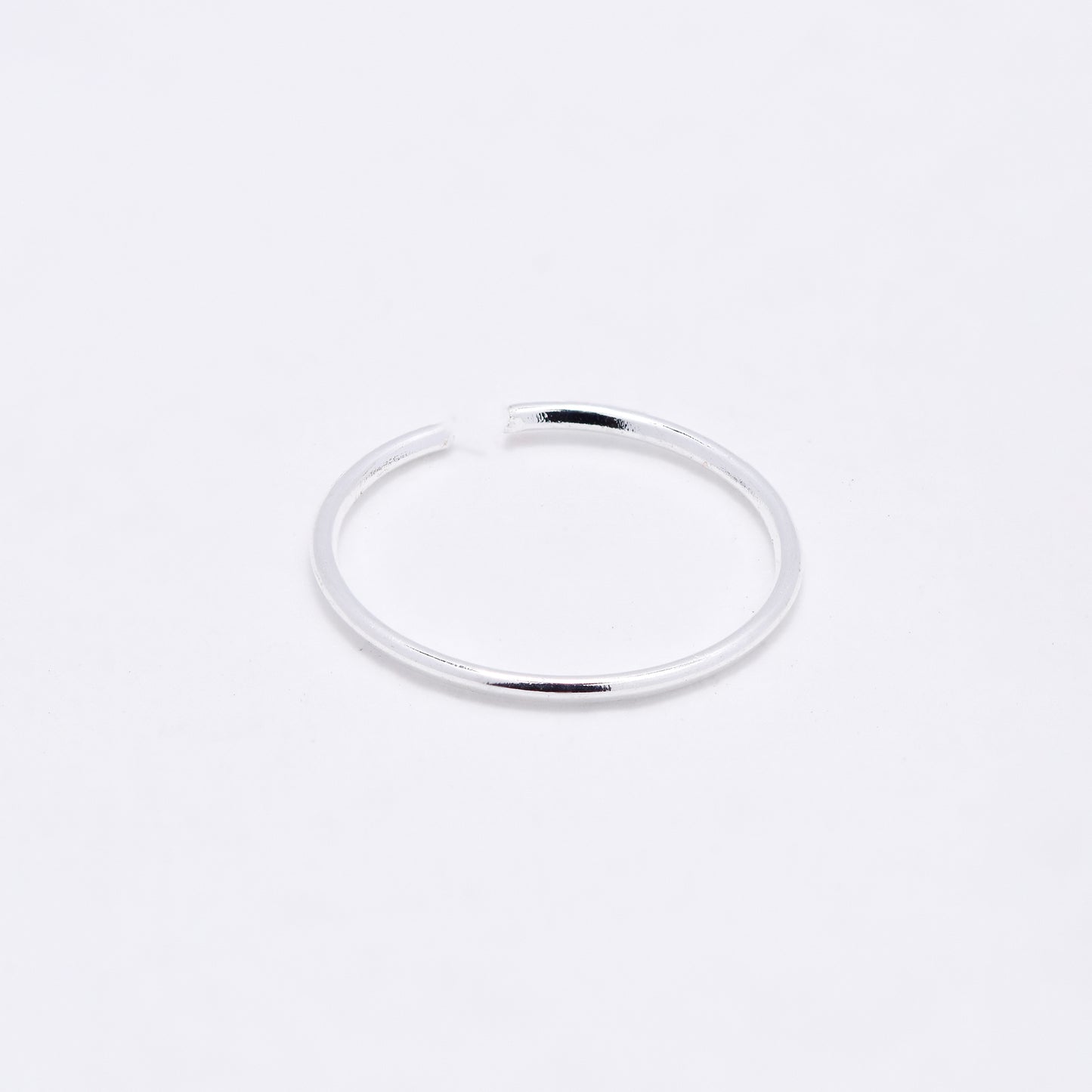 SNS1040 - 925 Silver 20 piece 10mm x 0.5mm plain nose ring