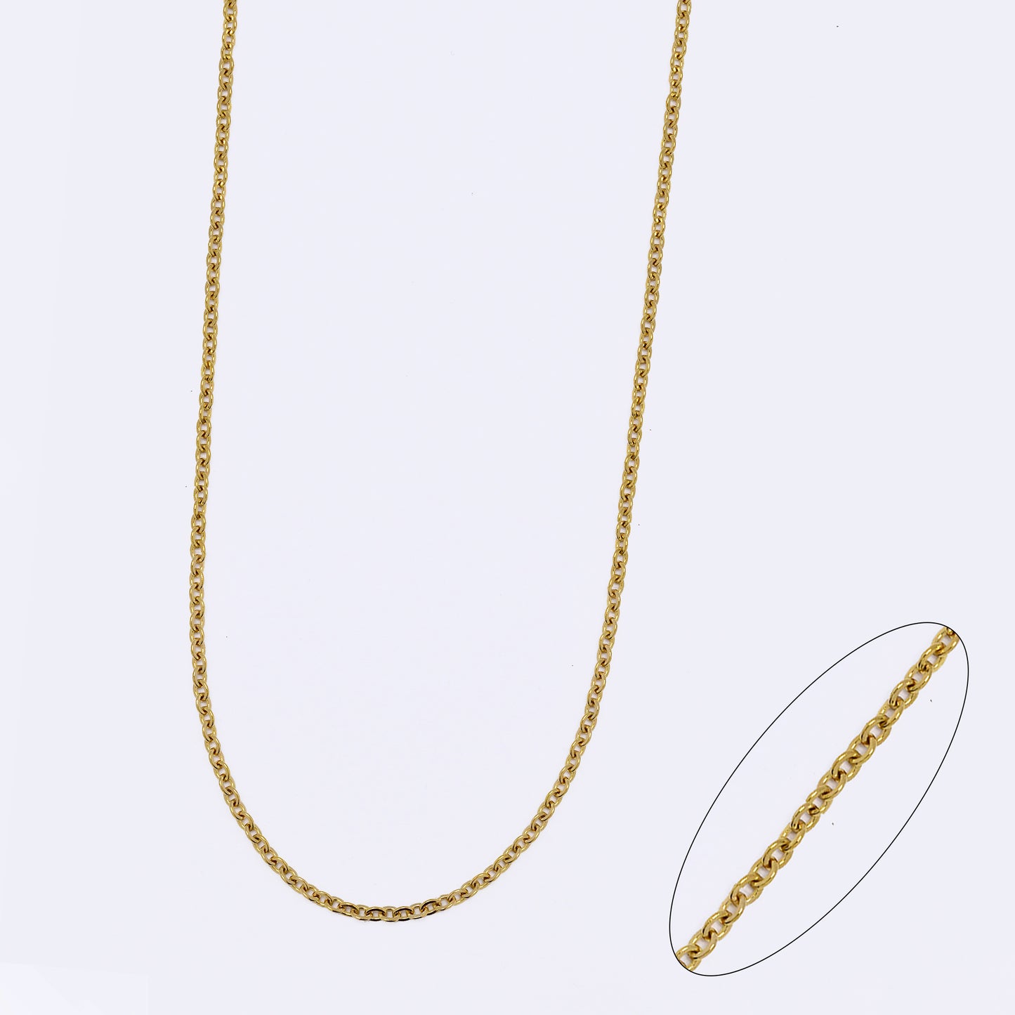 Stainless steel 2mm x 45cm anchor chain - SSANCHOR-G-2X45