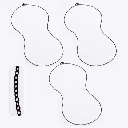 SSANCHOR-1X50 - St Steel 3 Pack 50cm x 1mm anchor chain