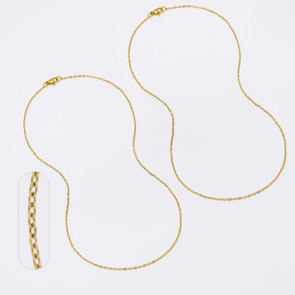 Stainless steel 2 pack 1mm x 45cm anchor chain - SSANCHOR-1X45