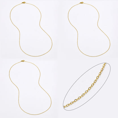 SSANCHOR-1X50 - St Steel 3 Pack 50cm x 1mm anchor chain