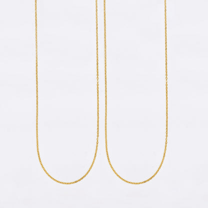 Stainless steel 2 pack 1mm x 45cm anchor chain - SSANCHOR-1X45