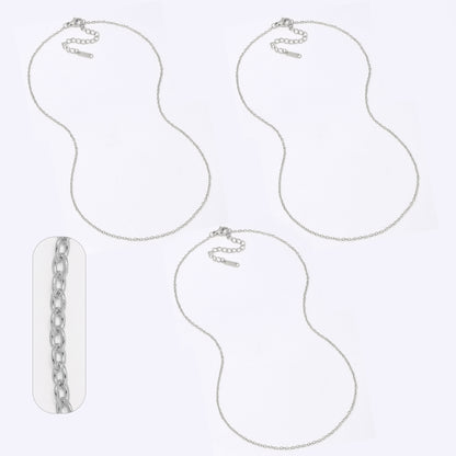 SSANCHOR-1.5X40 - Steel 3-pack 40cm + 5cm x 1.5mm anchor chain