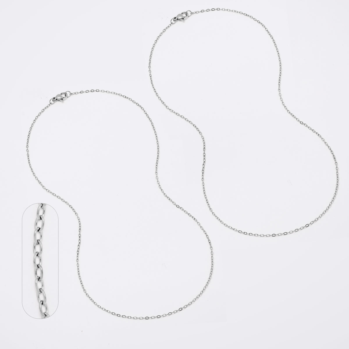 Stainless steel 2 pack 1mm x 45cm anchor chain - SSANCHOR-1X45