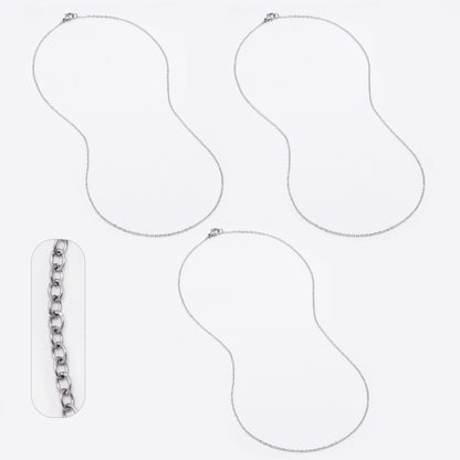SSANCHOR-1X50 - St Steel 3 Pack 50cm x 1mm anchor chain