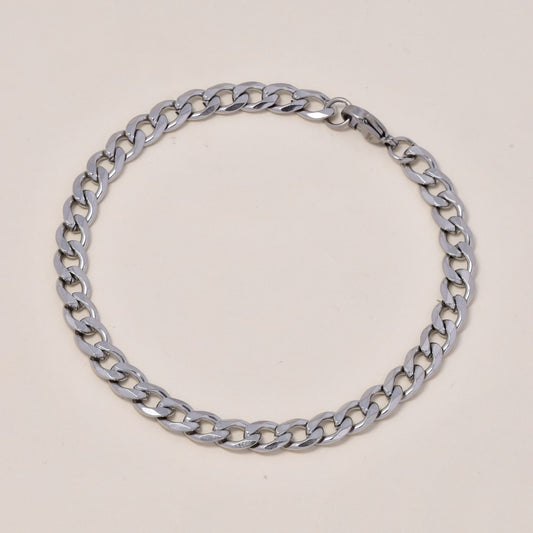 Stainless steel curb 22cm x 6mm bracelet - SSGB1335