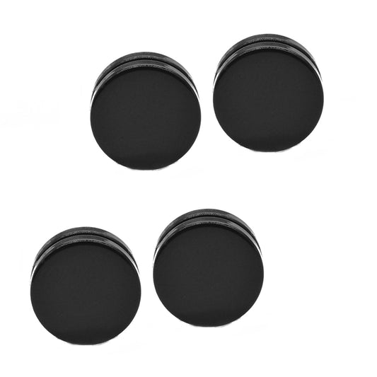 2 Pack stainless steel  8mm black magnet stud - SSGE6568