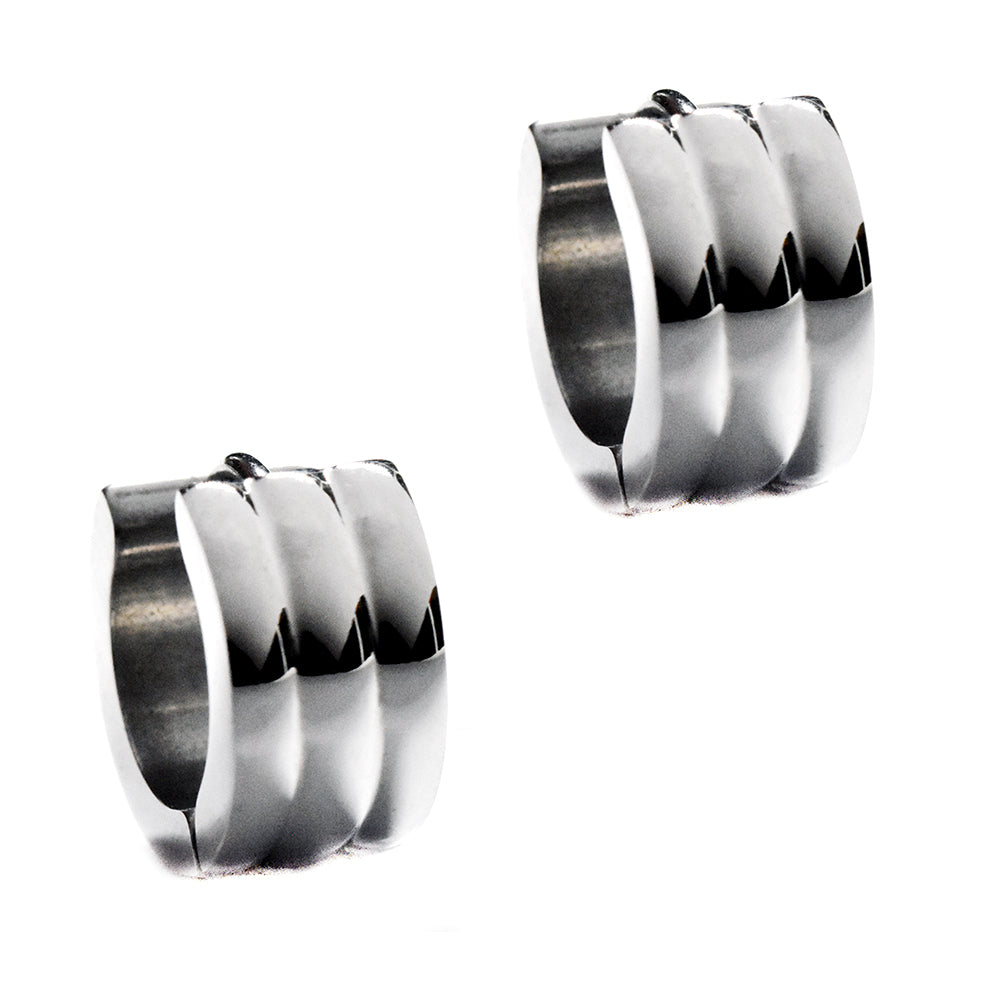 Stainless steel broad tube line huggie - SSGE7499