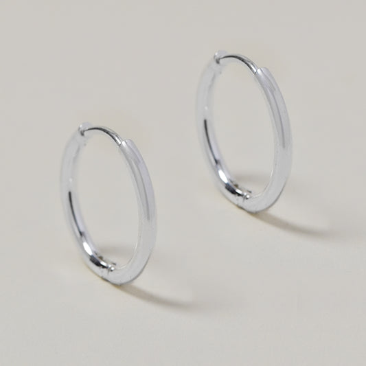 Stainless steel sleeper hoops 18x2mm earrings - SSGE9435